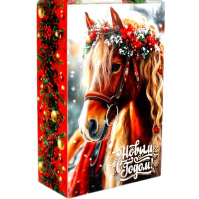 Детский новогодний подарок в мешочке весом 850 грамм по цене 797 руб