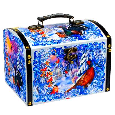 Сладкий подарок на Новый Год в элитной упаковке весом 1850 грамм