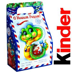 Детский подарок на Новый Год в жестяной упаковке весом 335 грамм по цене 1312 руб в Батайске