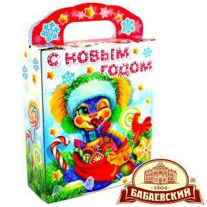Детский подарок на Новый Год в мешочке весом 800 грамм по цене 1261 руб в Батайске