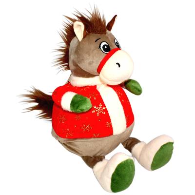 Детский подарок на Новый Год в  мягкой игрушке весом 900 грамм 